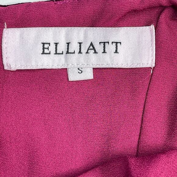 ELLIATT Revolve Camo Velvet Mini Dress Size Small burgundy - Picture 6 of 7